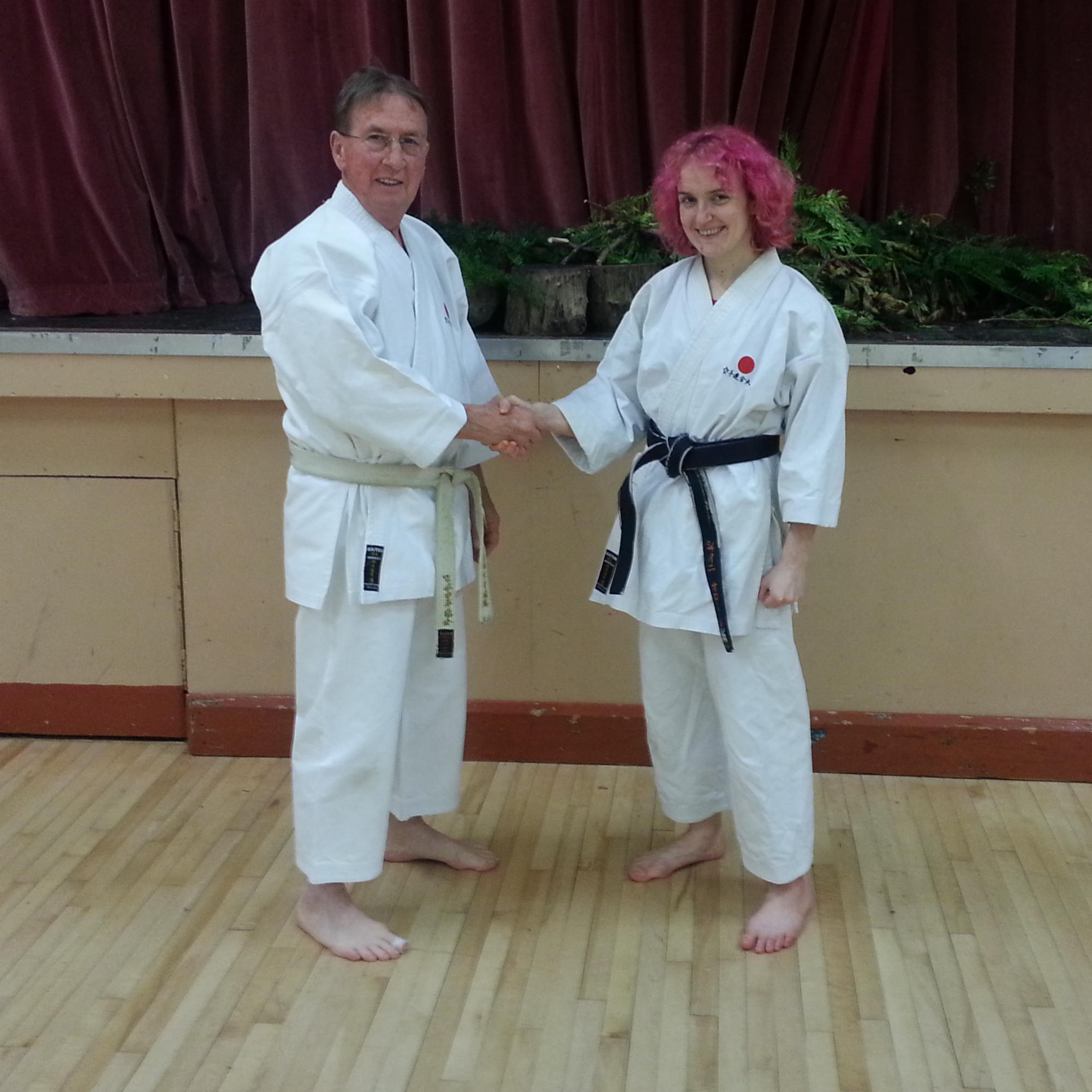 Congratulations Shaney - 3rd Dan